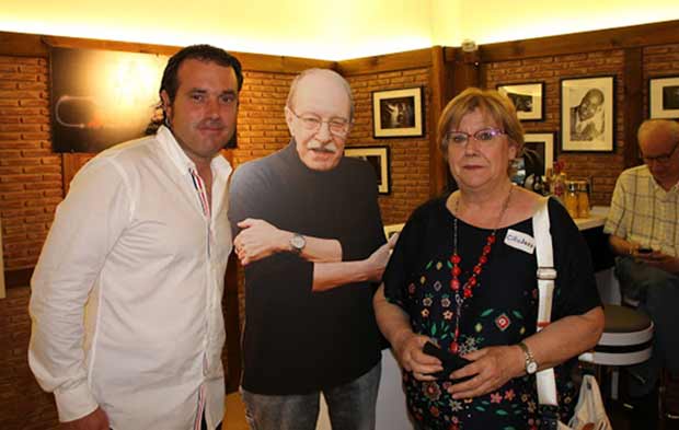 Cifu en la casa de maestros de Elciego