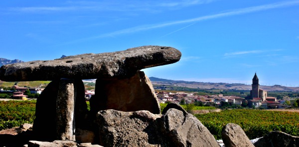 Paisaje de Rioja Alavesa desde la Historia