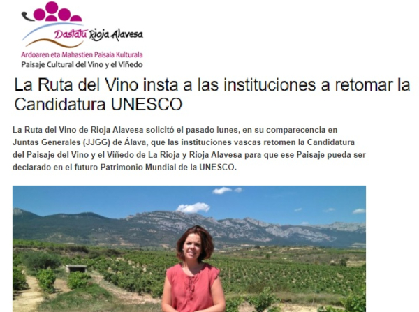 Candidatura alavesa a la UNESCO