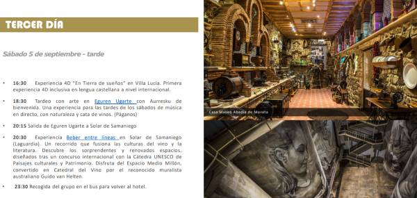 Viajes de Familiarización de la Ruta del Vino