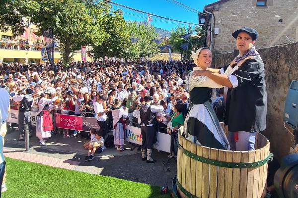 Fiesta de la Vendimia en Leza